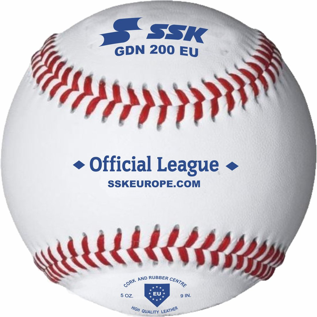 Box (12 Stück / 1DZ) von Baseball ball BASEBALL SSK GDN200 (9")