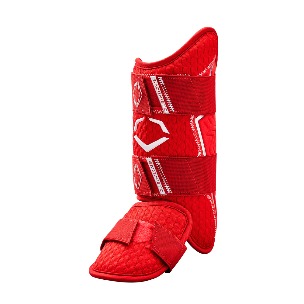 Baseball/Fastpitch Batter's EVOSHIELD LEG GUARD Pro-SRZ™ 2.0 Scarlet LHH (LH Hitter)