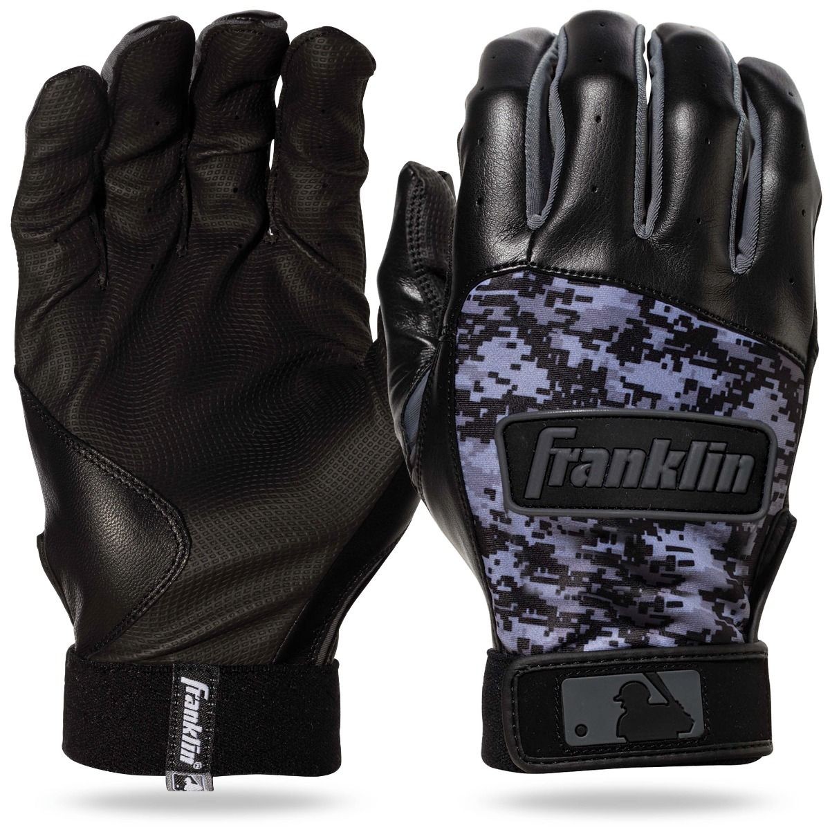 Baseball-Schlaghandschuhe Franklin's DIGITEK® BLACK/BLACK (Jugend L)