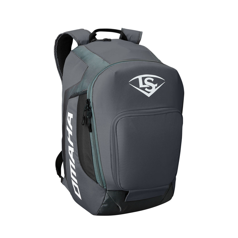 Baseball-Rucksack Louisville Slugger OMAHA Stick Pack - Holzkohle