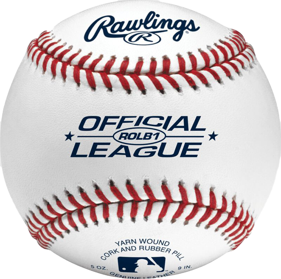 Box (12 Stück / 1DZ) von Baseball ball Rawlings ROLB1 Official League Competition Grade Baseball